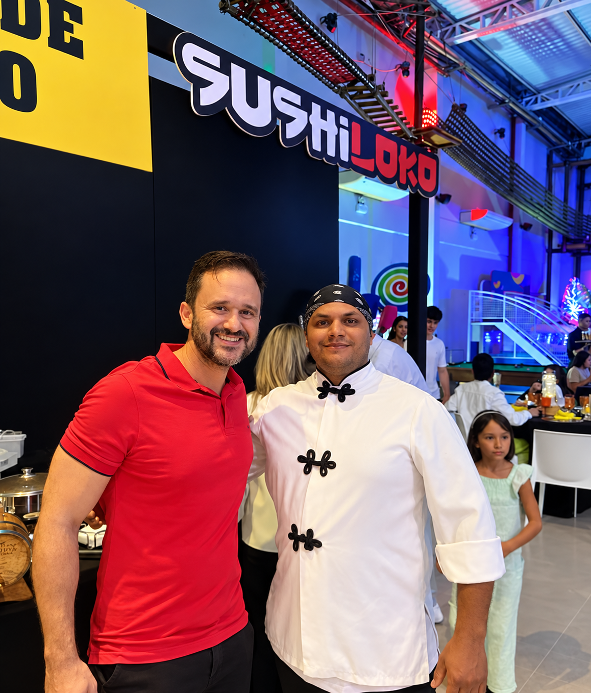 Ativação presencial da marca em evento